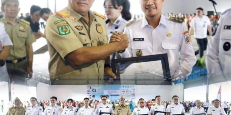 Gubernur Sulut Serahkan Penghargaan K3 Nasional Tahun 2026 Pada Pemkot Kotamobagu