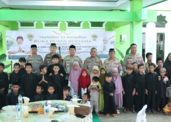 Bareng Anak Panti Asuhan Polres Kotamobagu Gelar Buka Puasa Bersama